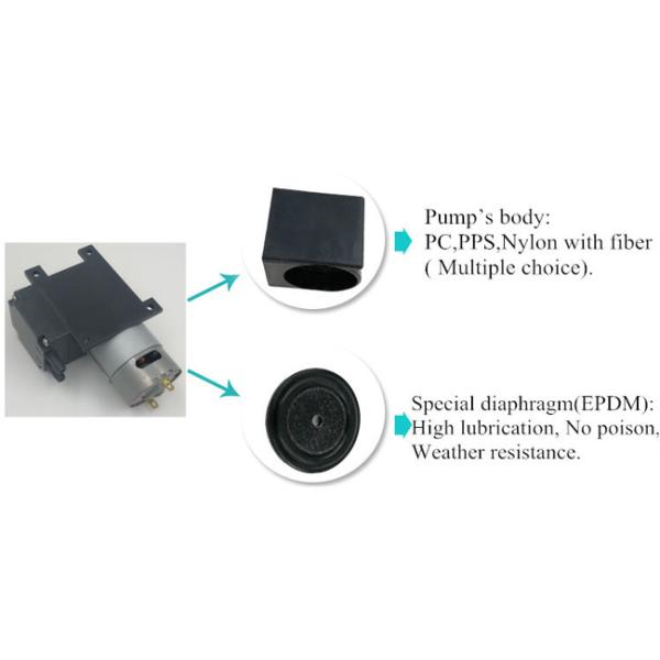 Portable Vacuum Air Pump Small , Mini Air Compressor Pump With Brush Motor