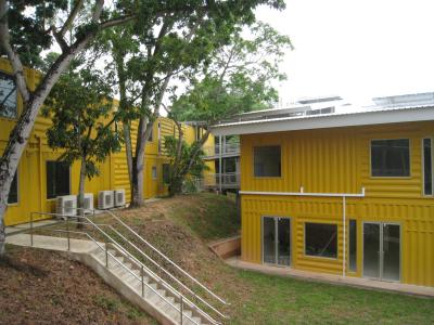Construções comerciais portáteis para o projeto da escola - construção de aço galvanizada, modulares