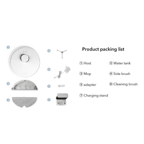 TROUVER Finder Robot Vacuum Cleaner For Home Automatic Sweeping Dust Sterilize TROUVER Portable Vacuum Cleaner