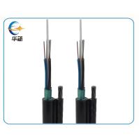 GYTC8A FTTH Self Support Aerial Optical Fiber Cable Outdoor Armoured Steel Wire Self Sustainment Black