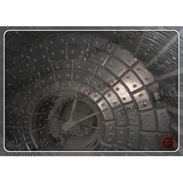 Customized Cement Mill Liner Plates ZGMn13Cr2 Material Abrasion Resistant