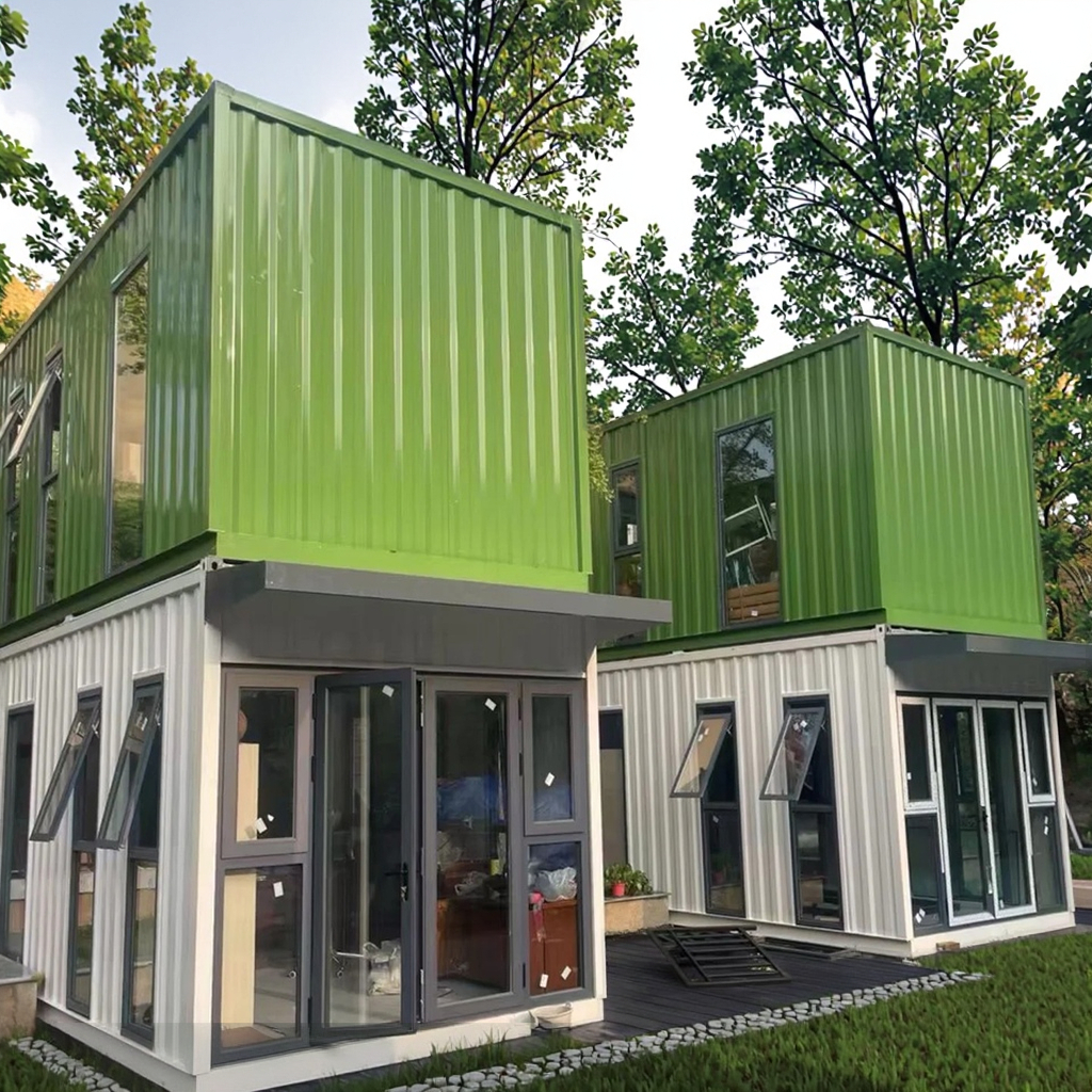 Detachable 40ft & 20ft Container Houses for Home Office Hotel Outdoor Warehouse Shop & Villa Made of Sandwich Panel