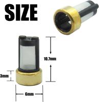 Injecteur de carburant Microfiltre 6 mm x 10,7 mm