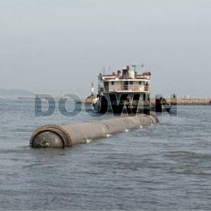 Boudins pneumatiques de lancement de navires résistants à la corrosion de 0,8 m à 3,5 m pour le soutien de la flottabilité des pipelines