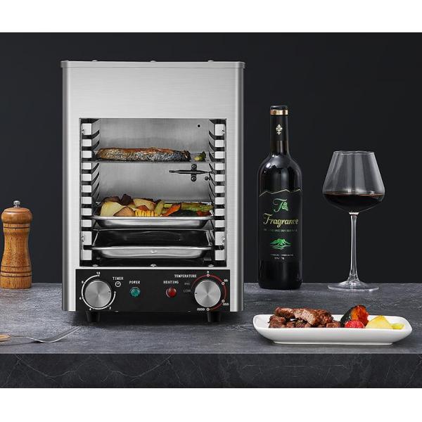 Get Perfectly Cooked Steaks with Home Kitchen 1700W Electric Oven Steak Grill Machine