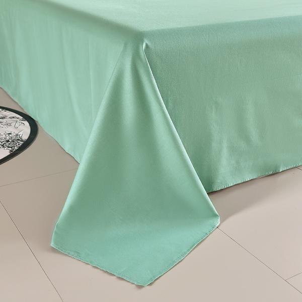 Customizado algodão puro 60S 200TC roupa de cama cor sólida 133 * 72 lençol de cama conjunto para casa hotel