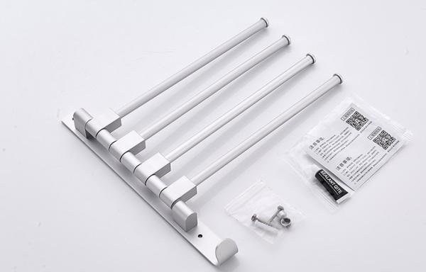 Multi - Function Bathroom Towel Rack Wall Hanging Towel Storage Rack