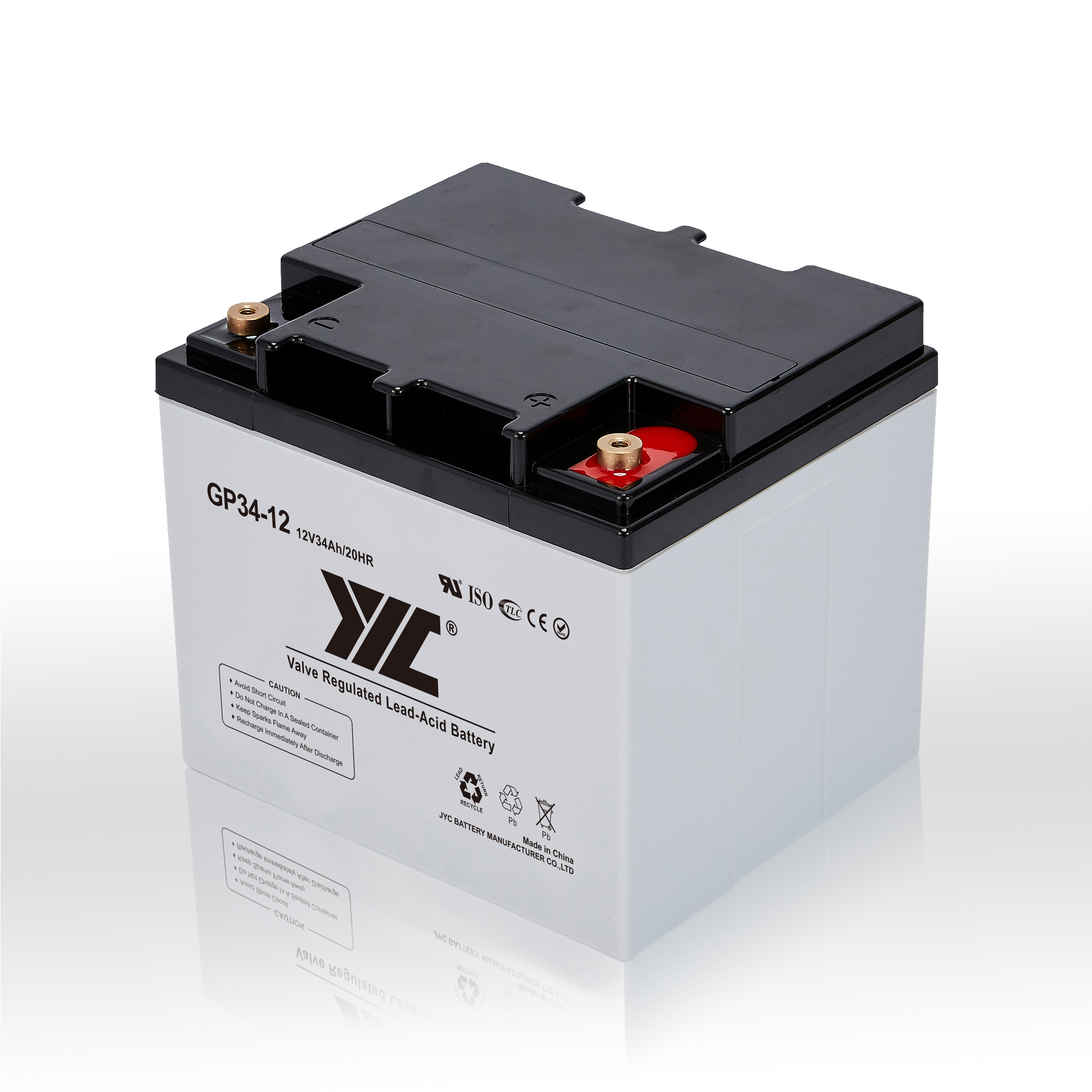 Deep Cycle Security System Battery 38Ah 12V CCTV Surveillance Battery