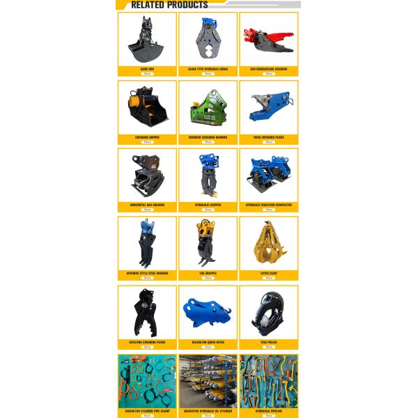 Multi Function Excavator Attachments Rotary Sand Washing Screen Bucket