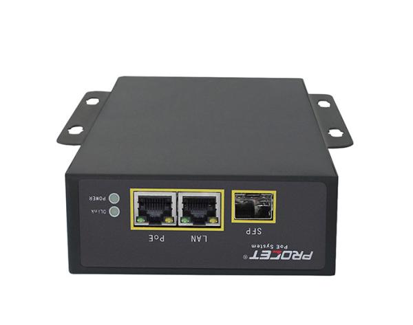 55 Volt 1360mA 75 Watt RJ45 SFP PoE Injector For Hikvision Ip Camera