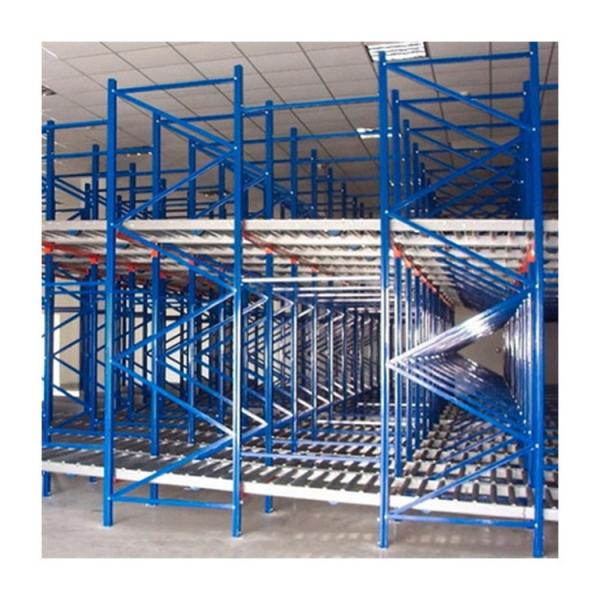 High Quality Gravity Roller Warehouse Pallet Racks Racking Storage System for Food Cold Storage