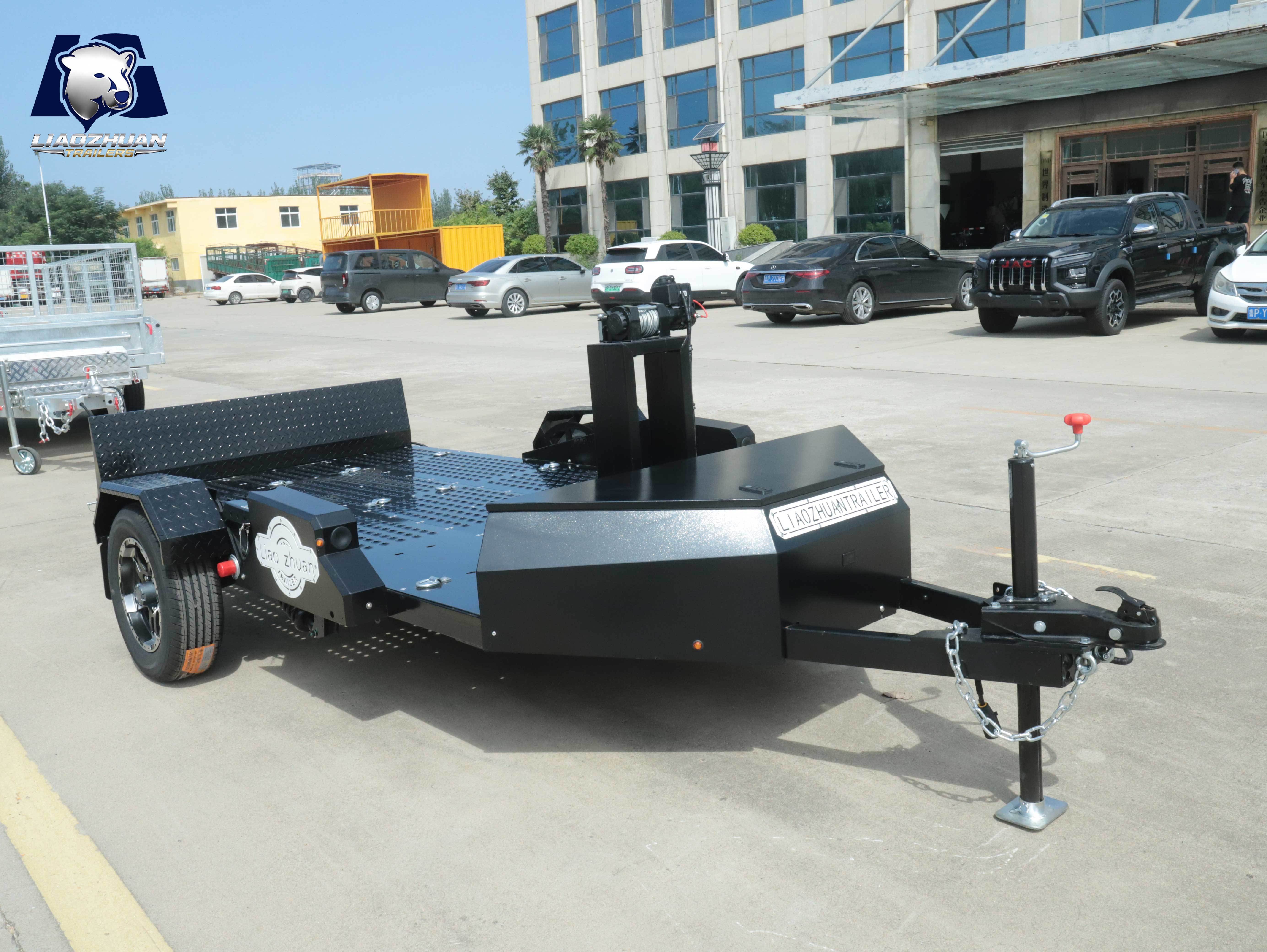 Single‑axis Mobile Energy Storage Device Trailer 1500kg ATM, Off‑Grid Emergency Power Supply Transport Trailer for Outdoor Construction, Camping and Remote Site Operations