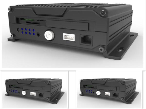 Mini 4CH 720P Mobile Vehicle DVR 128GB 3G GPS WIFI Black 720P AHD 4 Cameras 4G