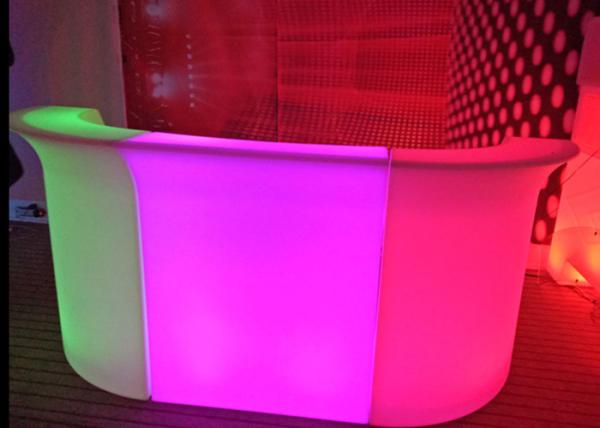Popular Straight LED Bar Counter Waterproof 16 Colors Changing For Party Rental