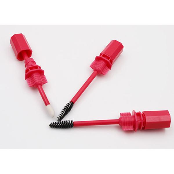 Red Plastic Spout Nozzle With Brush For Lipstick Sacket Or Mascara Bag