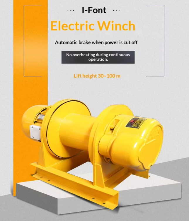 Heavy-Duty 380V Steel Electric Hoist with Wire Rope for Overhead Crane and Material Lifting