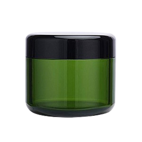 O vidro cosmético verde de algas da cúrcuma 6.8OZ 200ml range o logotipo feito sob encomenda