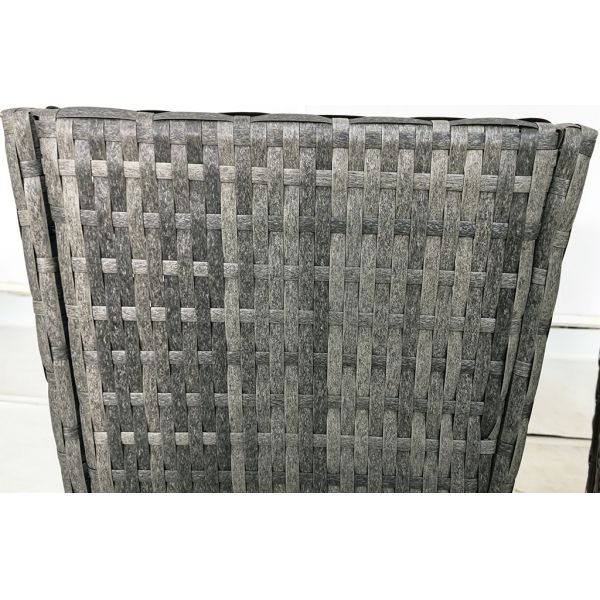 Factory Hot Sale Metal Frame PE Rattan Weather Resistance Indoor Outdoor Planter Stand Popular Flower Pot