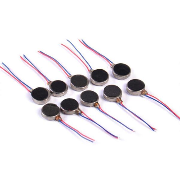 Coin Style Mini Flat Vibrating Motor 3V For Automatic Door Locks