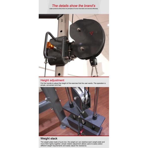 Adjustable Dual Pulley Cable Training Crossover Machine For Commercial Gym