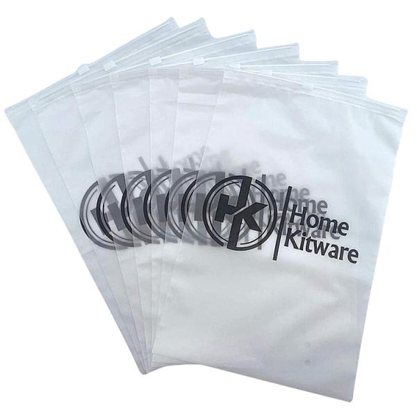 ASP Slide Cosmetics Packaging Bags , Gravure Printing Poly Zipper Bag
