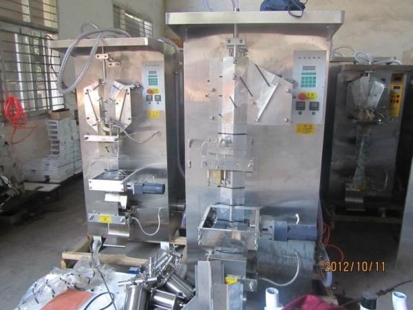 Máquina de embalagem de água de sachet de vedação para processos de fabricação de bebidas alimentares