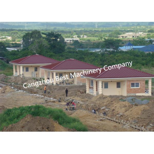 Strip Lock Roof Sheet Self Lock Sheet Metal Roofing Machine , Roof Sheet Making Machine