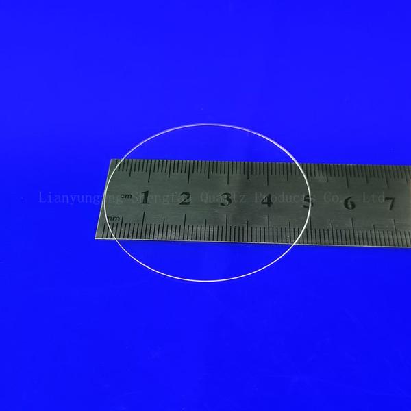 high temperature resistant clear fused silica quartz glass wafer for lab