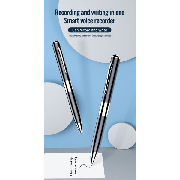 Lightweight Voice Activated Recorder With Playback Audio Recording Device For Meetings MP3