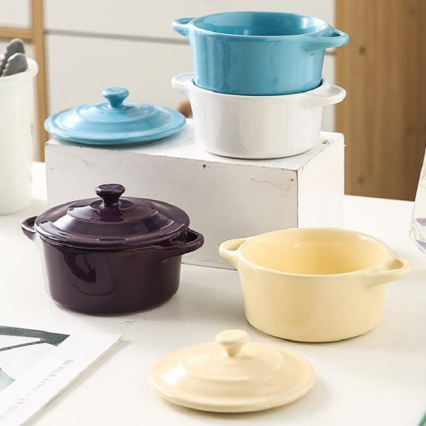 Бак шара печи мини штейнгута керамический для печи торта Creme Brulee