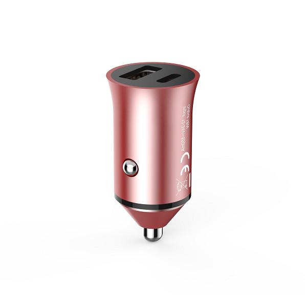 Double Port A C Max FCC 12V1.5A 36W Cell Phone Car Charger