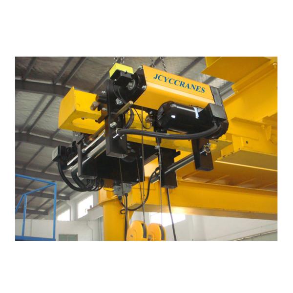 Yellow Electric Wire Rope Hoist European Design With Choosable Lifting Speed