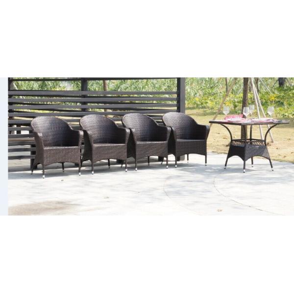 Outdoor furniture wicker dinning table--16041