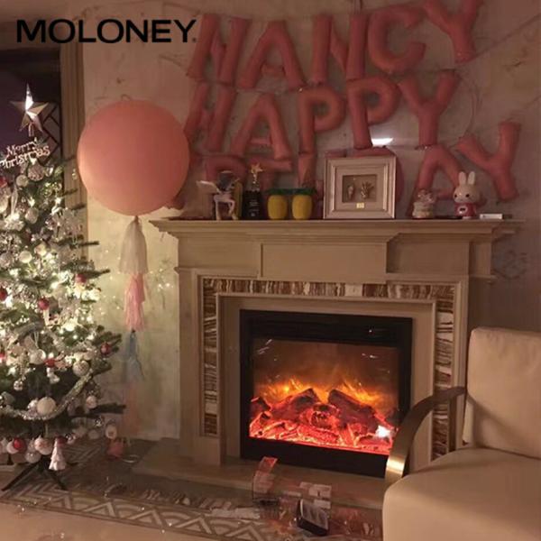 750mm построенное в топлении уровней пламени 2 электрической древесины камина кл