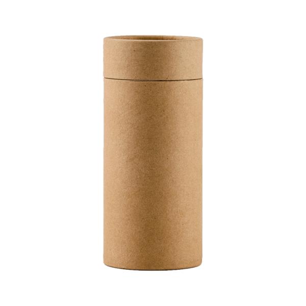 Заказный размер Черный цилиндр из крафт-бумаги Круглый трубный ящик для подарочной упаковки свечей для чая и кофе