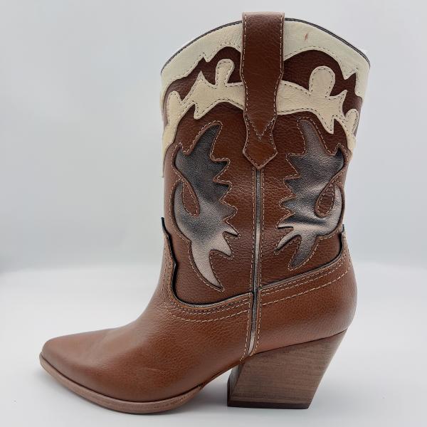 #6 - #11 Womens Leather Dress Boots Purple Ladies Pointed Toe Ankle Boots SGS