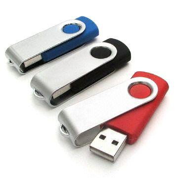 Eslabón giratorio 1GB, 2GB, 4GB, 8GB, memoria USB del metal 16GB compatible con la PC AT-027