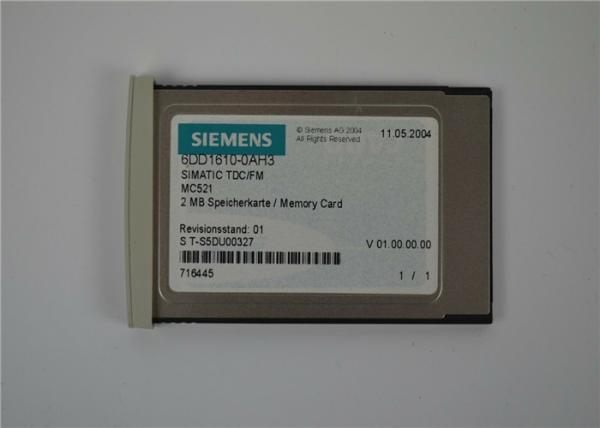 Siemens Simatic TDC/FM mc521  Memorycard 6DD1610-0AH3 8 KB EEPROM Revision Stand