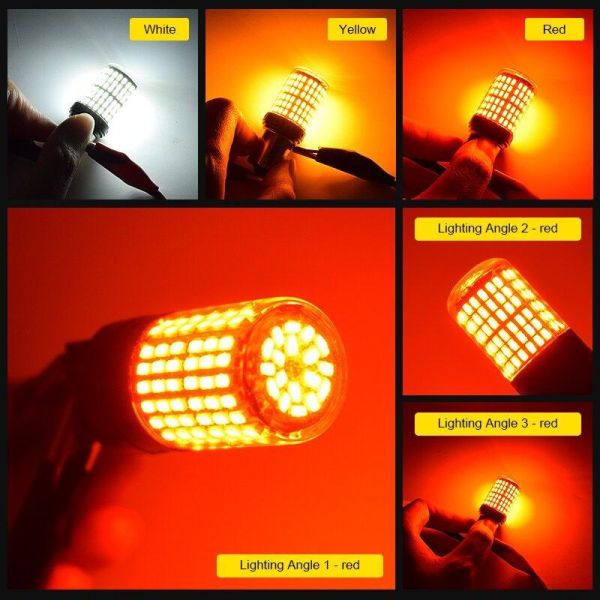 1156 1157 7440 7443 LED Car Turn Signals Brake Reverse Bulbs Waterproof 50000hrs
