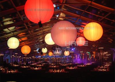 Uso de suspensão de iluminação inflável do balão da lua da iluminação do diodo emissor de luz DMX512