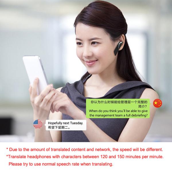 Best sales bluetooth Wireless Earphone 28Languages Intelligent Stereo Translation Earbuds