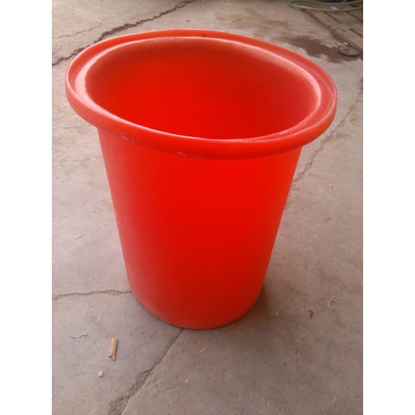 Lldpe Colored Rotomolding Plastic Round Bins Chip / Potato Food Grade With Bung 70L