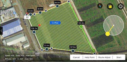 US 11999 Tta Service de pulvérisation agricole Drone pulvérisateur agricole Uav 30L 20L 16L