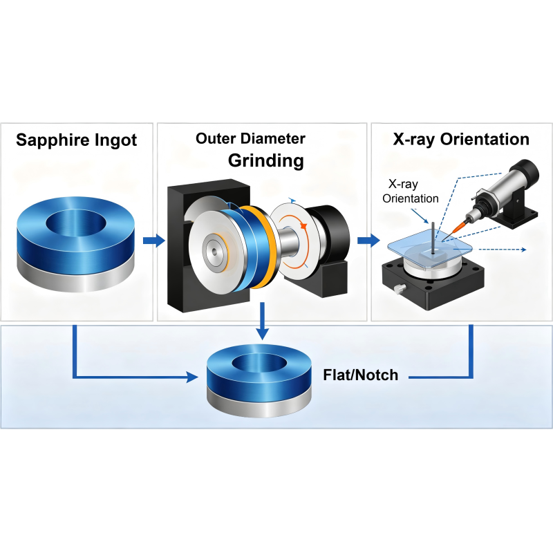 High-Purity Sapphire Wafer for LED, Semiconductor, Laser, and Optical Devices