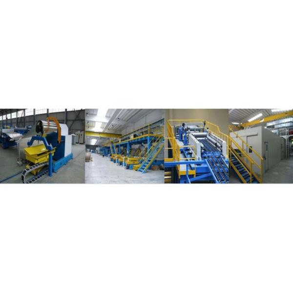 12M/Min PU Sandwich Panel Machine , Continuous PU Sandwich Panel Line