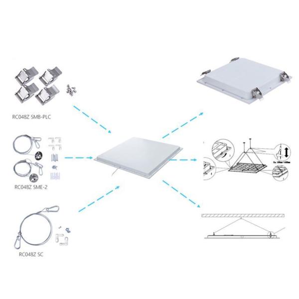 Silver Frame Cover Led Panel Light 300*300mm 300*600mm 18w 30w Warm White