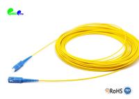 SC UPC - el remiendo de la fibra óptica del solo modo del SC UPC telegrafía el puente del cordón de remiendo de la fibra del simplex 2.0m m de G652D