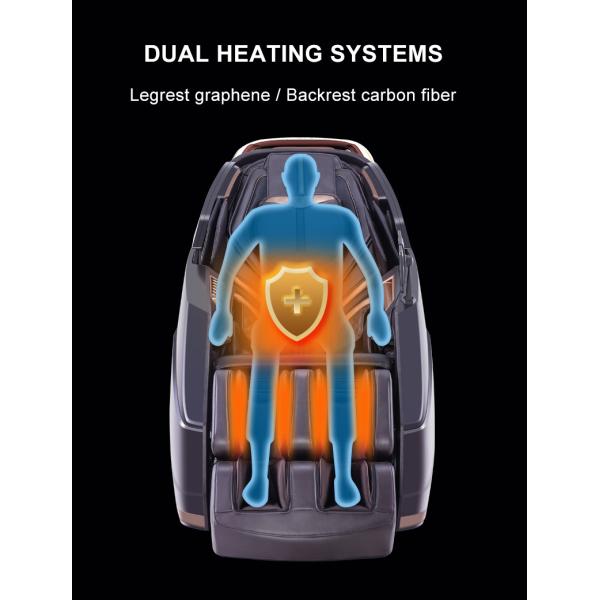 4d Shiatsu Electric Massage Chair Full Body Double Sl Track