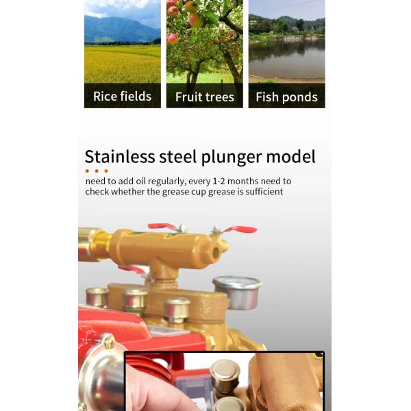 Pesticide Spraying Gear Pump Insecticidal Dispensing Agriculture Sprayer Machine