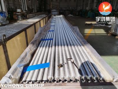 ASTM A213 T5 Tubes à nageoires de type G intégrées avec nageoires en acier au carbone pour la protection et l'échangeur de chaleur